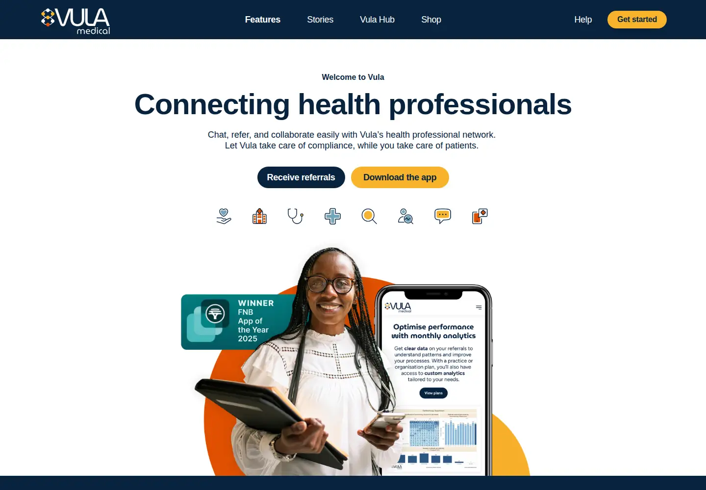 Screenshot of vulamedical.com
