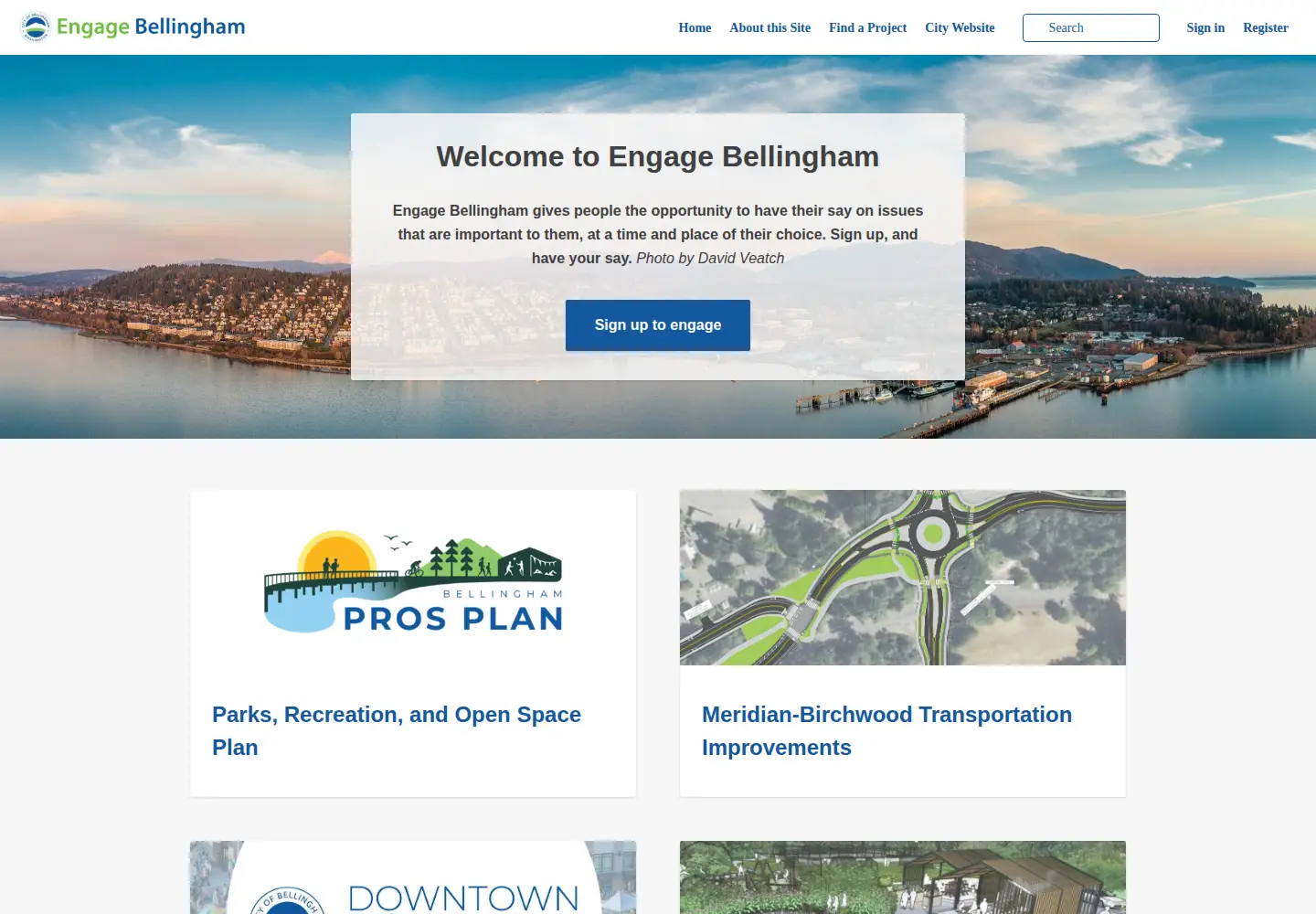 Screenshot of engagebellingham.org