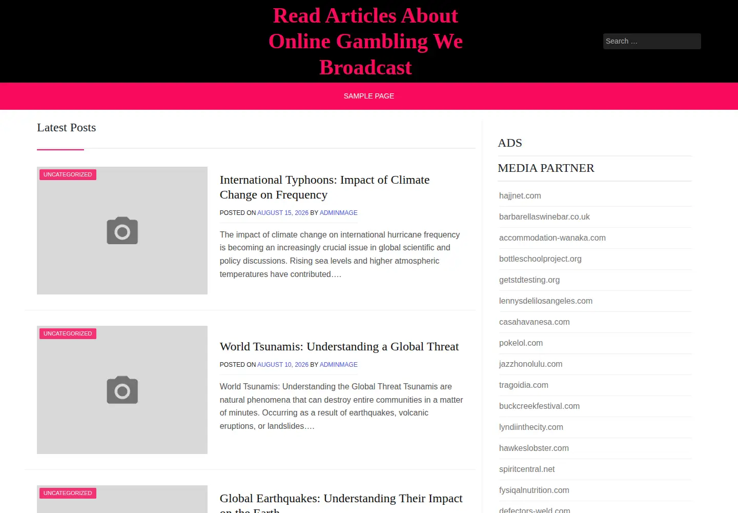 Screenshot of magedetodos.org