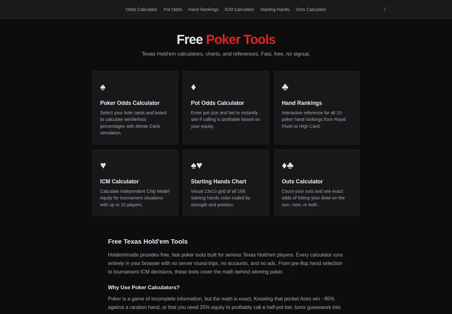 Screenshot of holdeminside.com