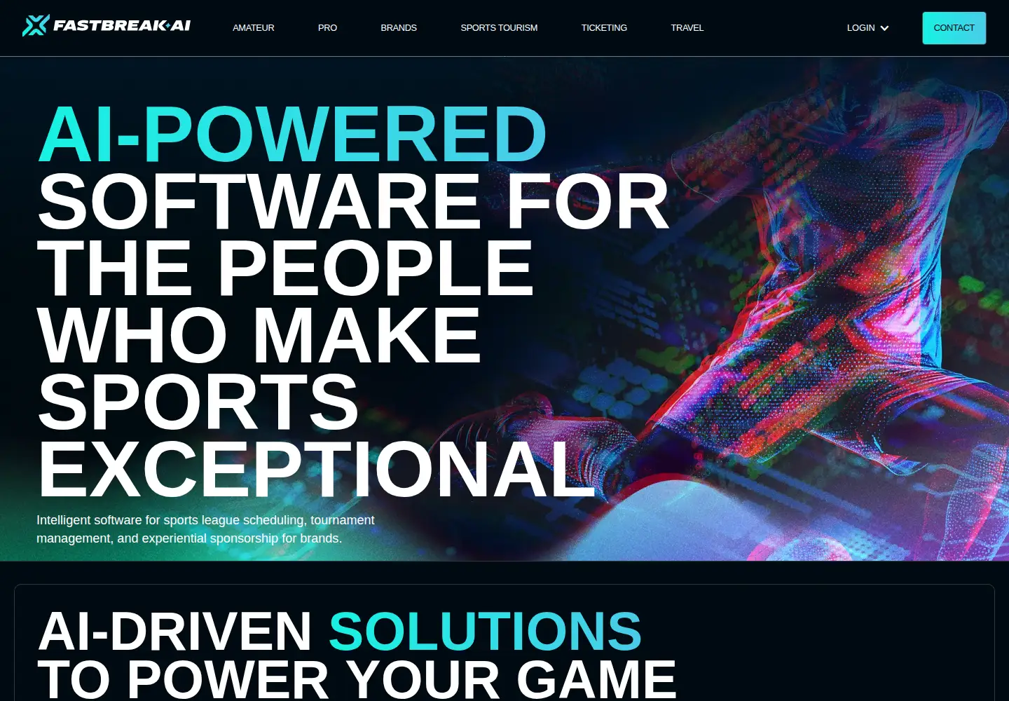 Captured homepage of fastbreak.ai in the current scan