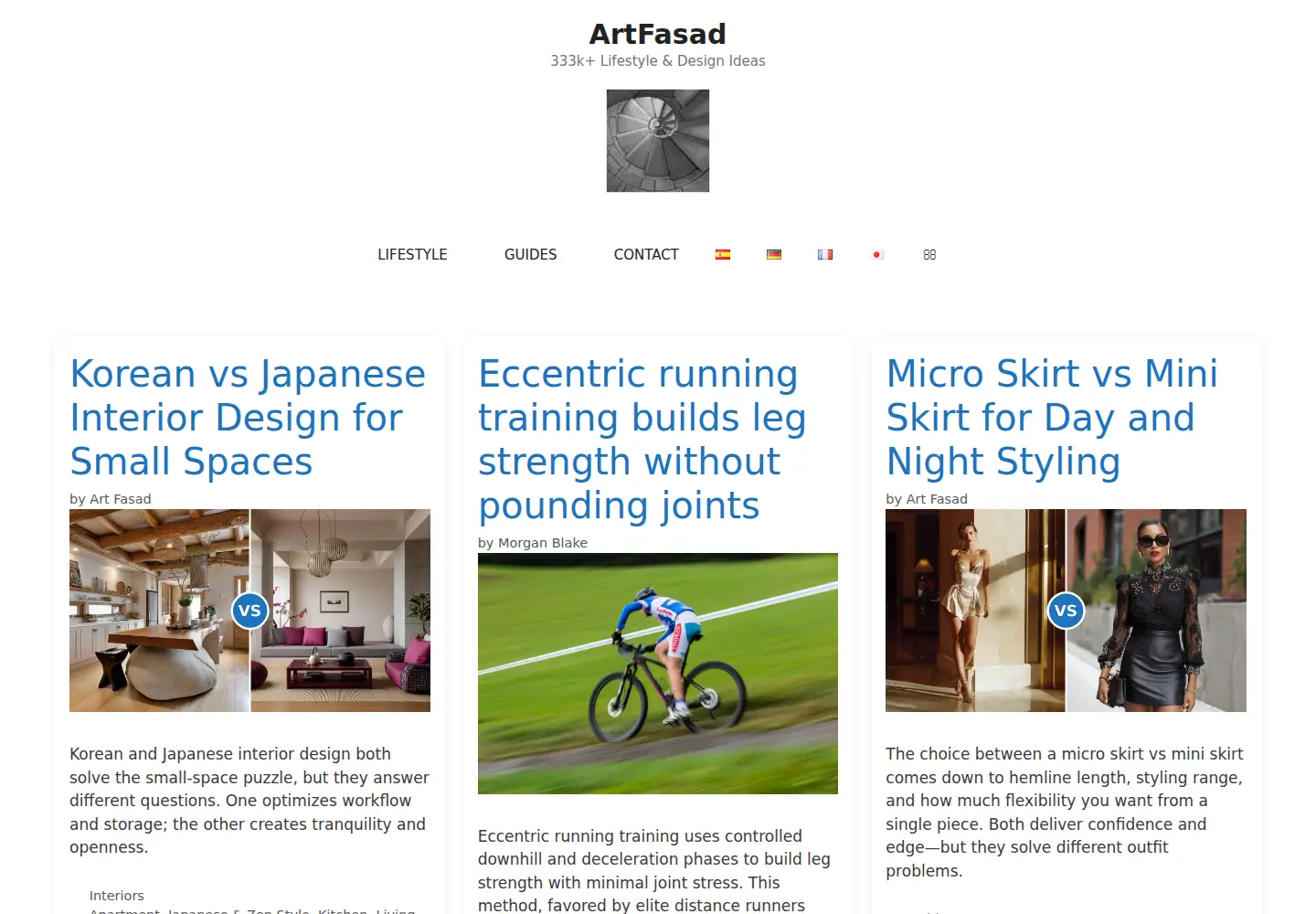 Screenshot of artfasad.com
