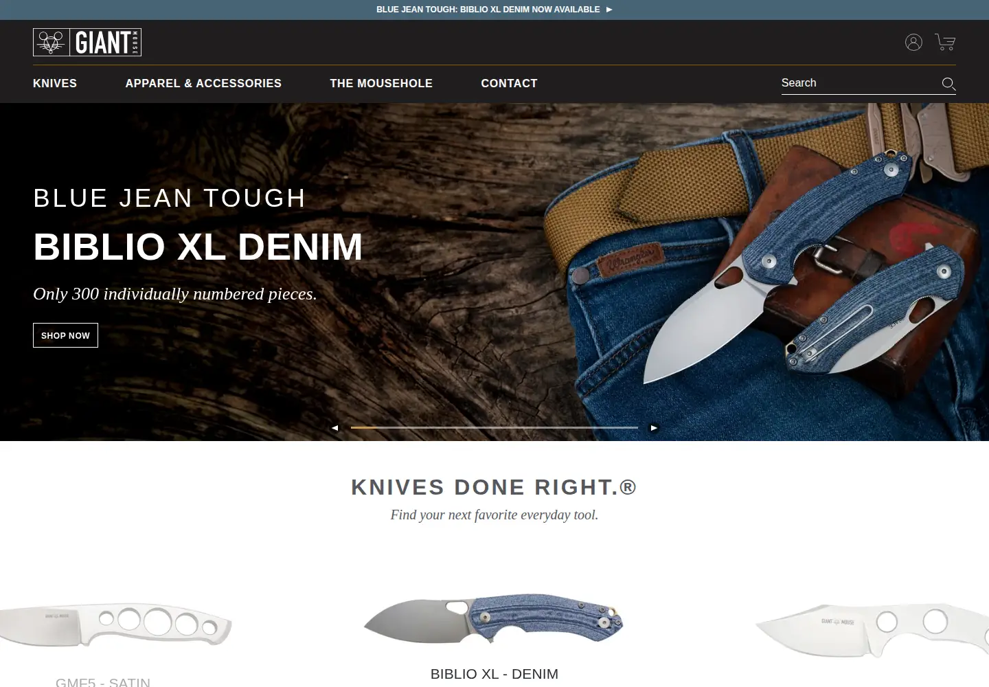 Screenshot of giantmouse.com