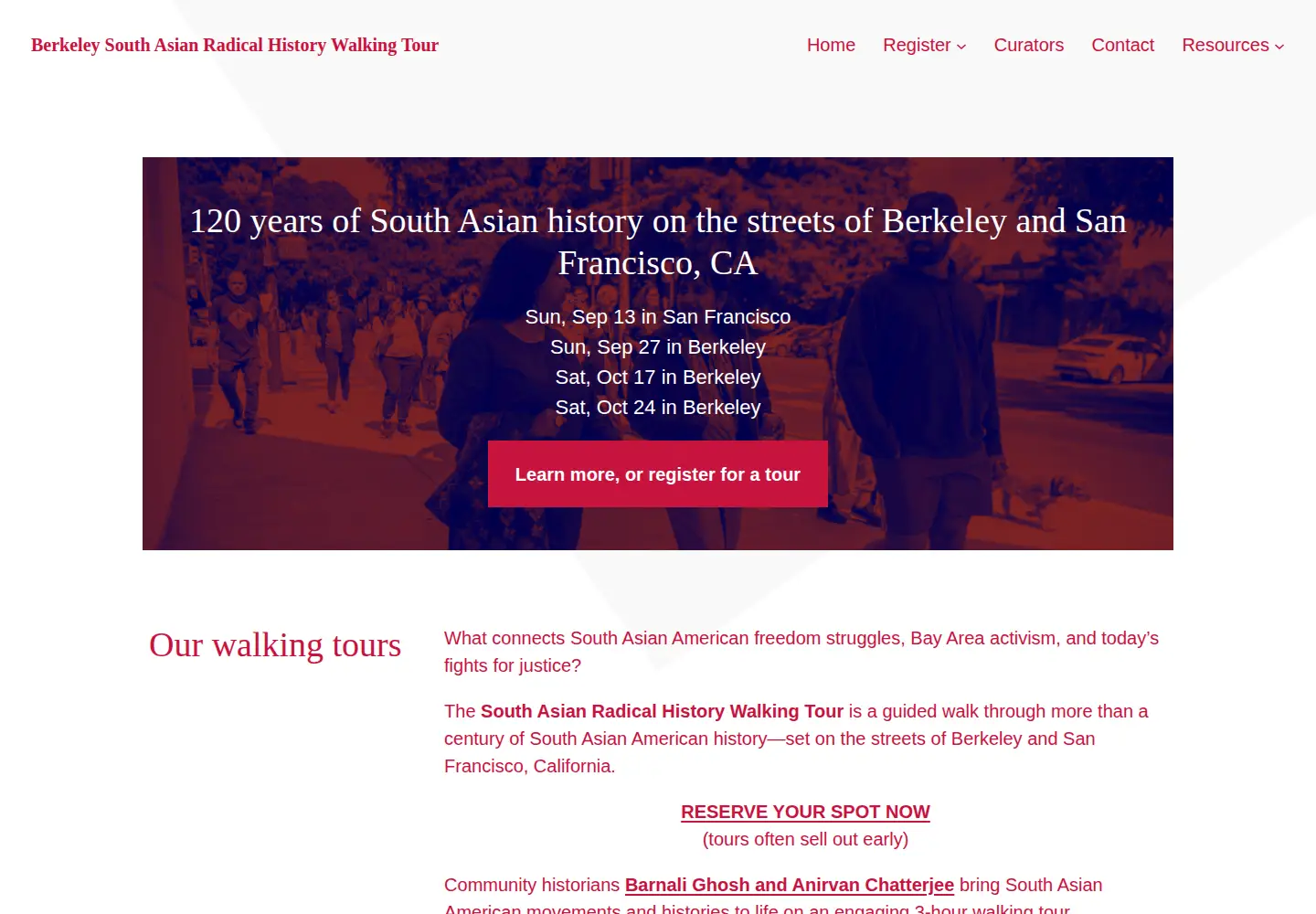 Screenshot of berkeleysouthasian.org
