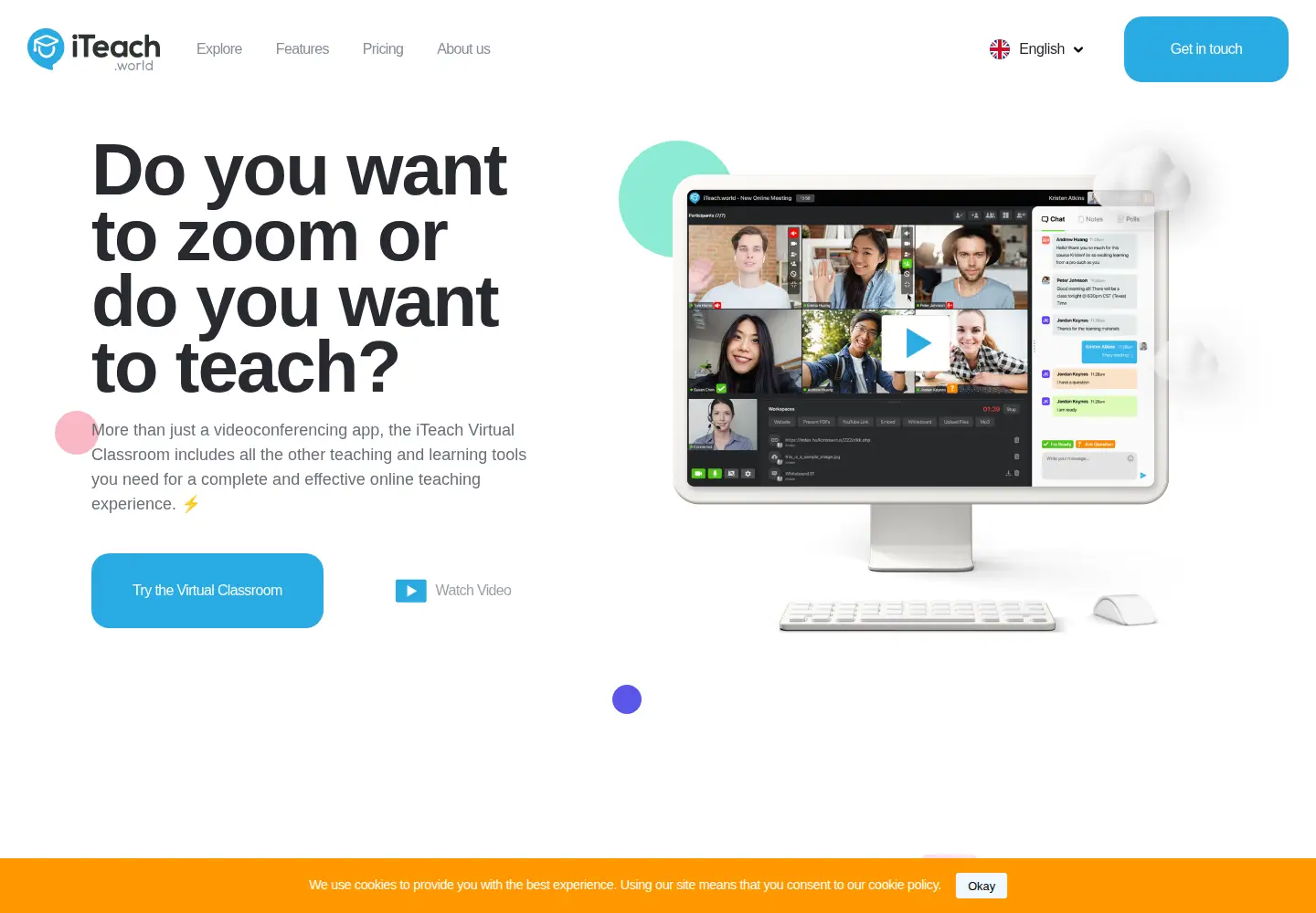 Screenshot of iteach.world