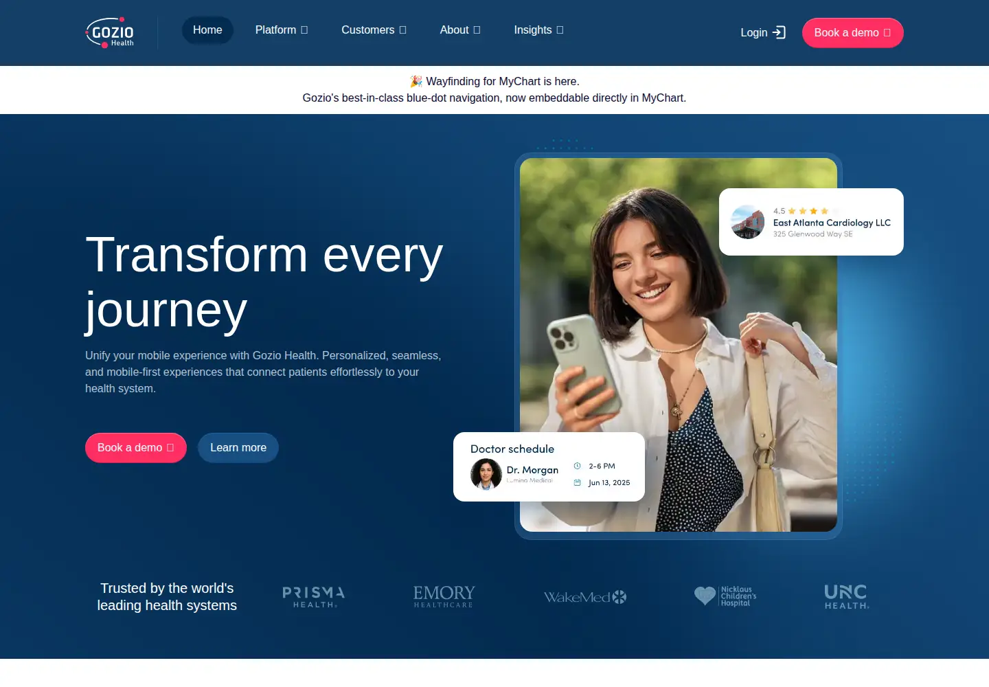 Screenshot of goziohealth.com