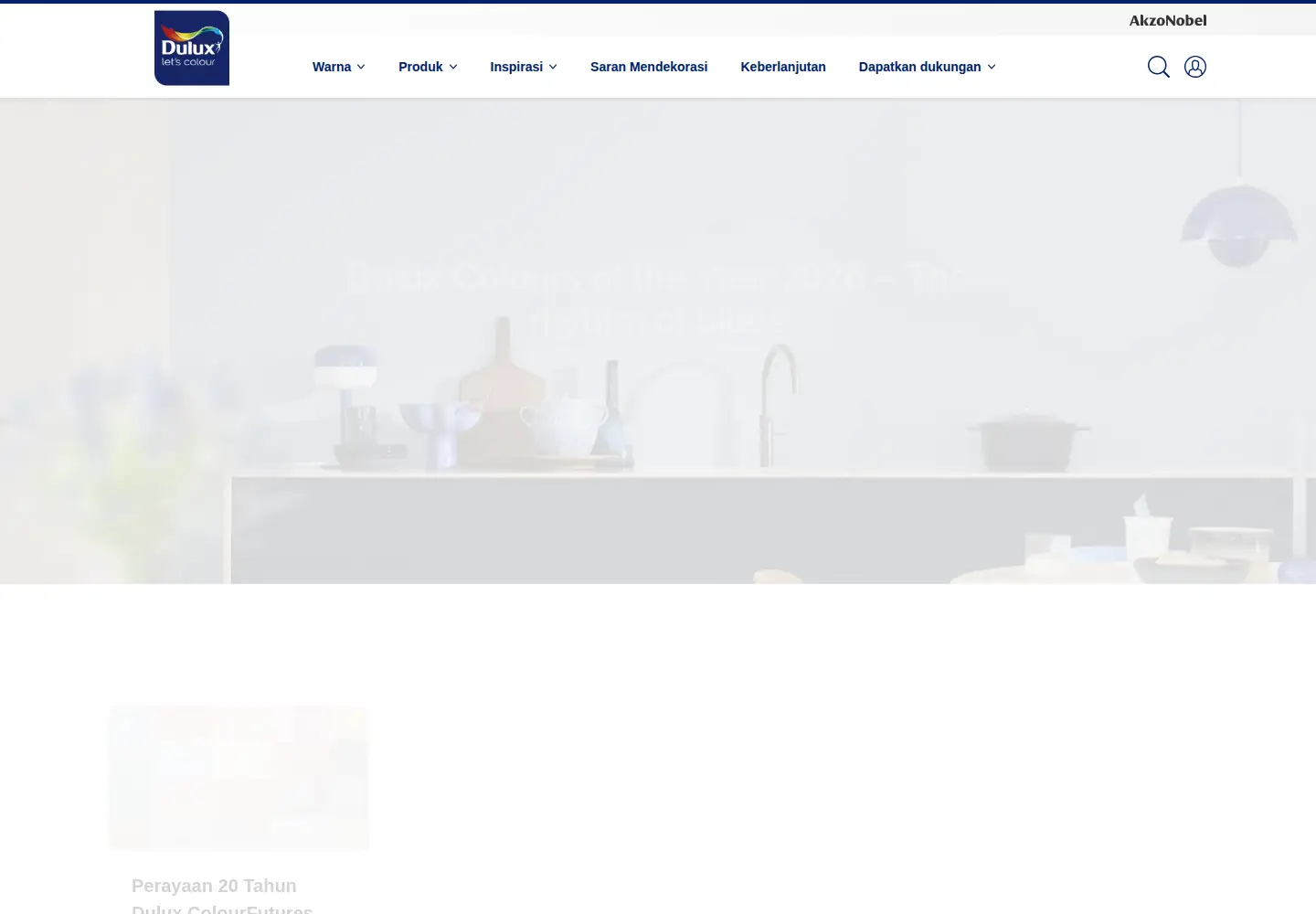 Screenshot of dulux.co.id