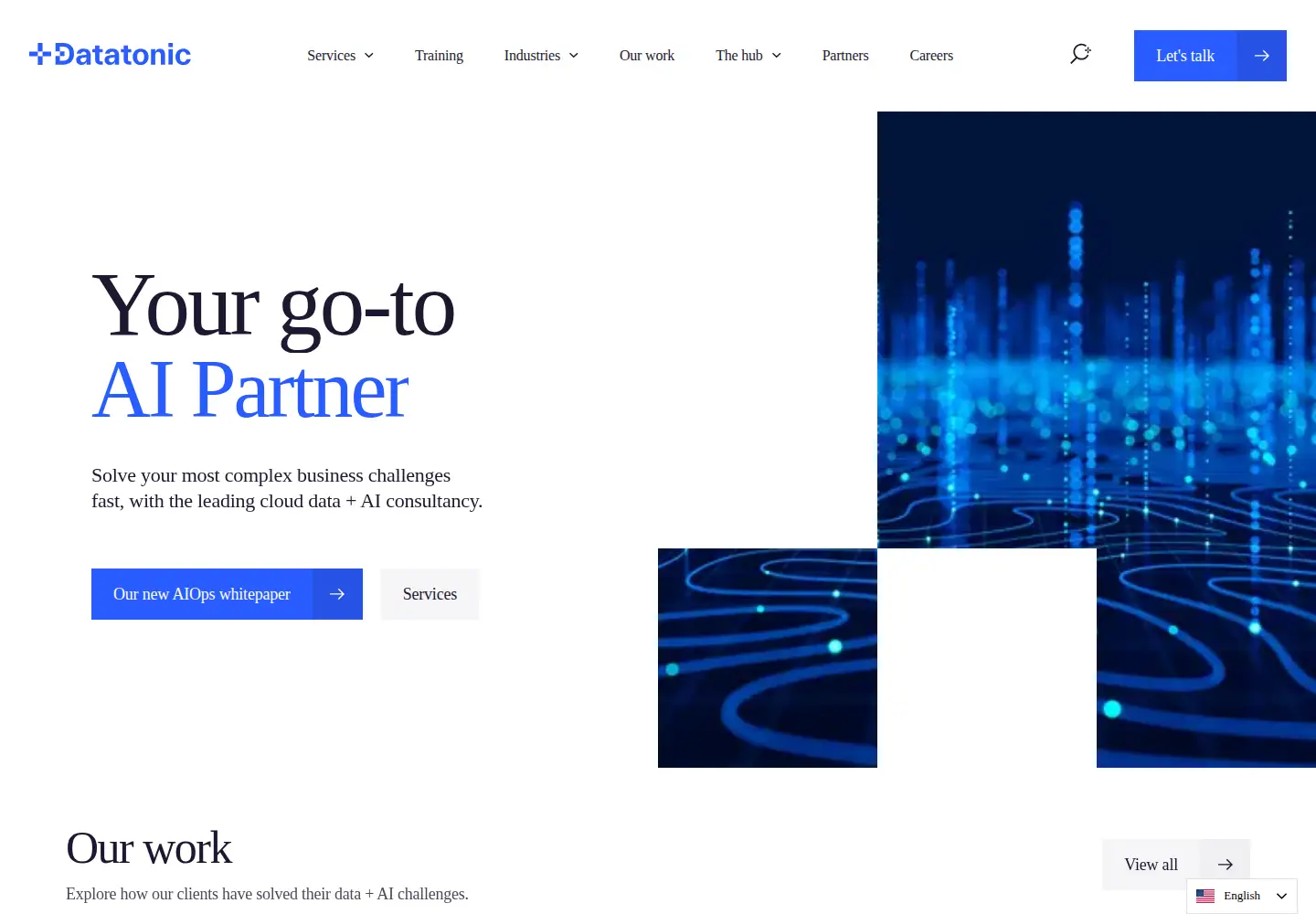 Screenshot of datatonic.com