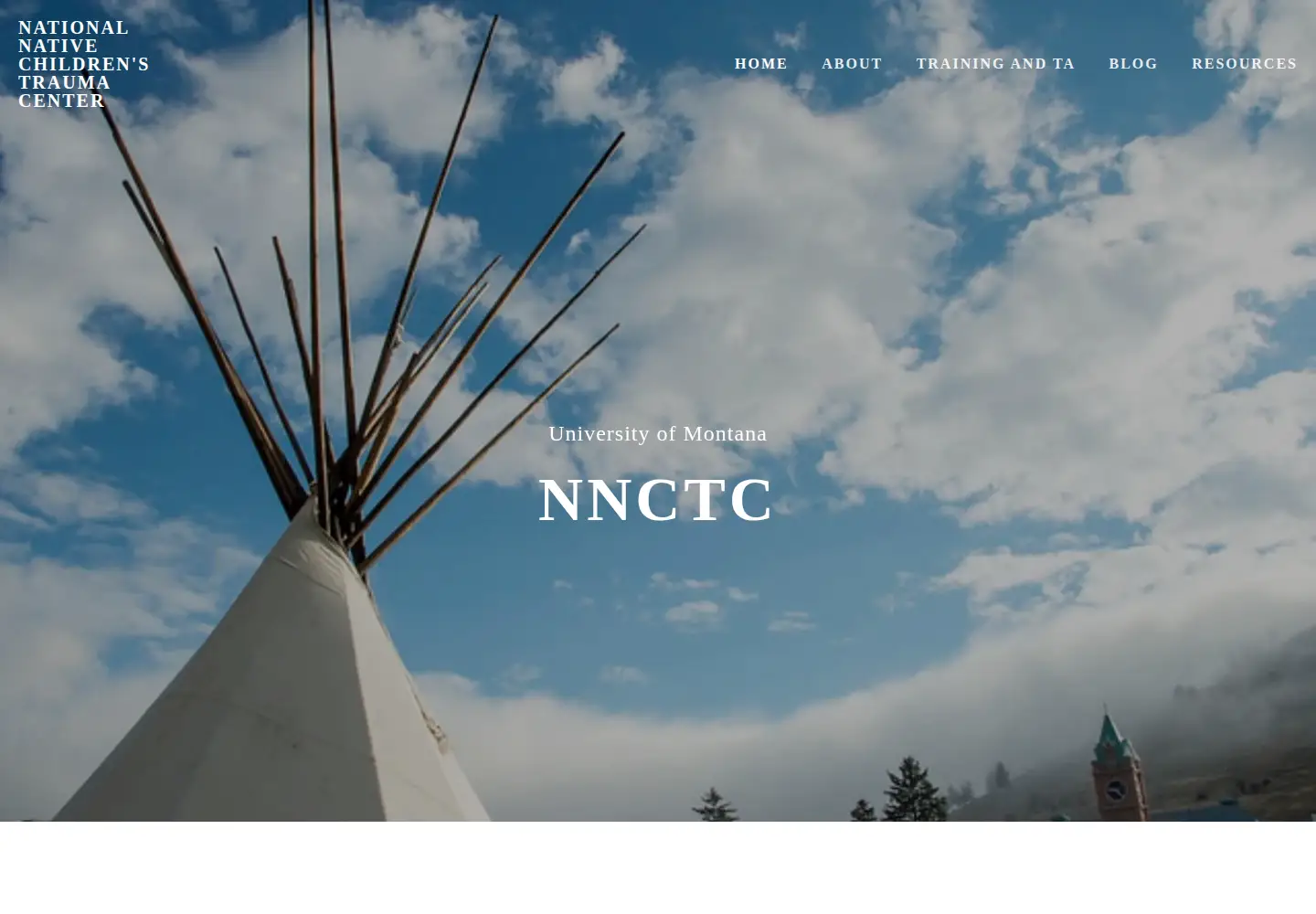 Screenshot of nnctc.org