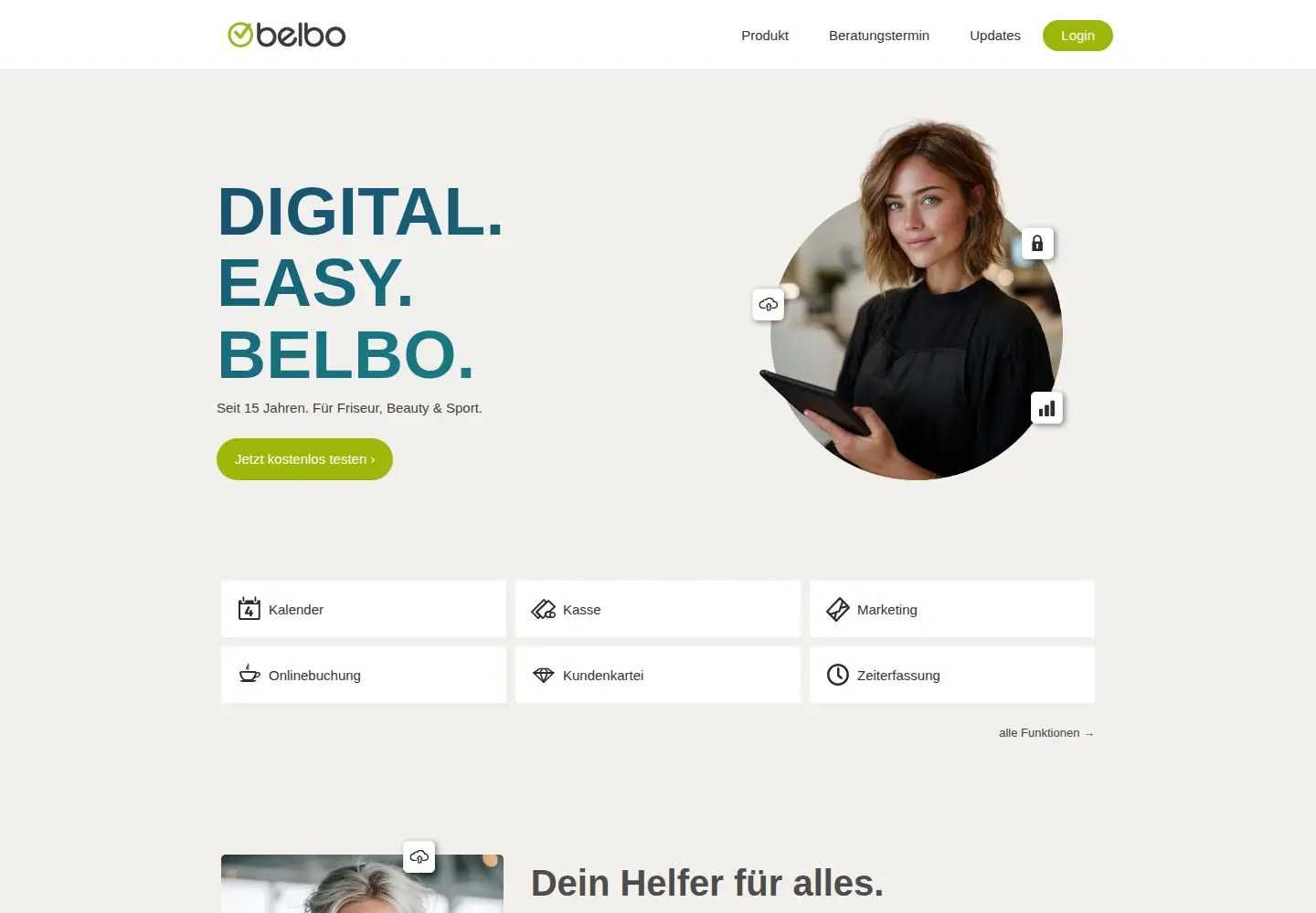 Screenshot of belbo.com