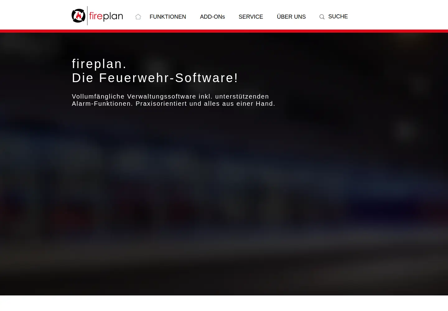Screenshot of fireplan.de
