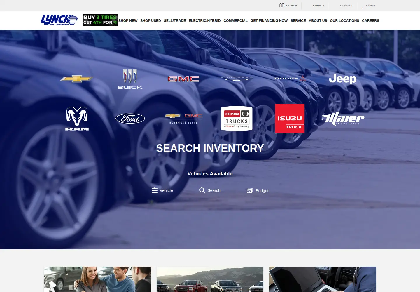 Captured homepage of shoplynch.com in the current scan