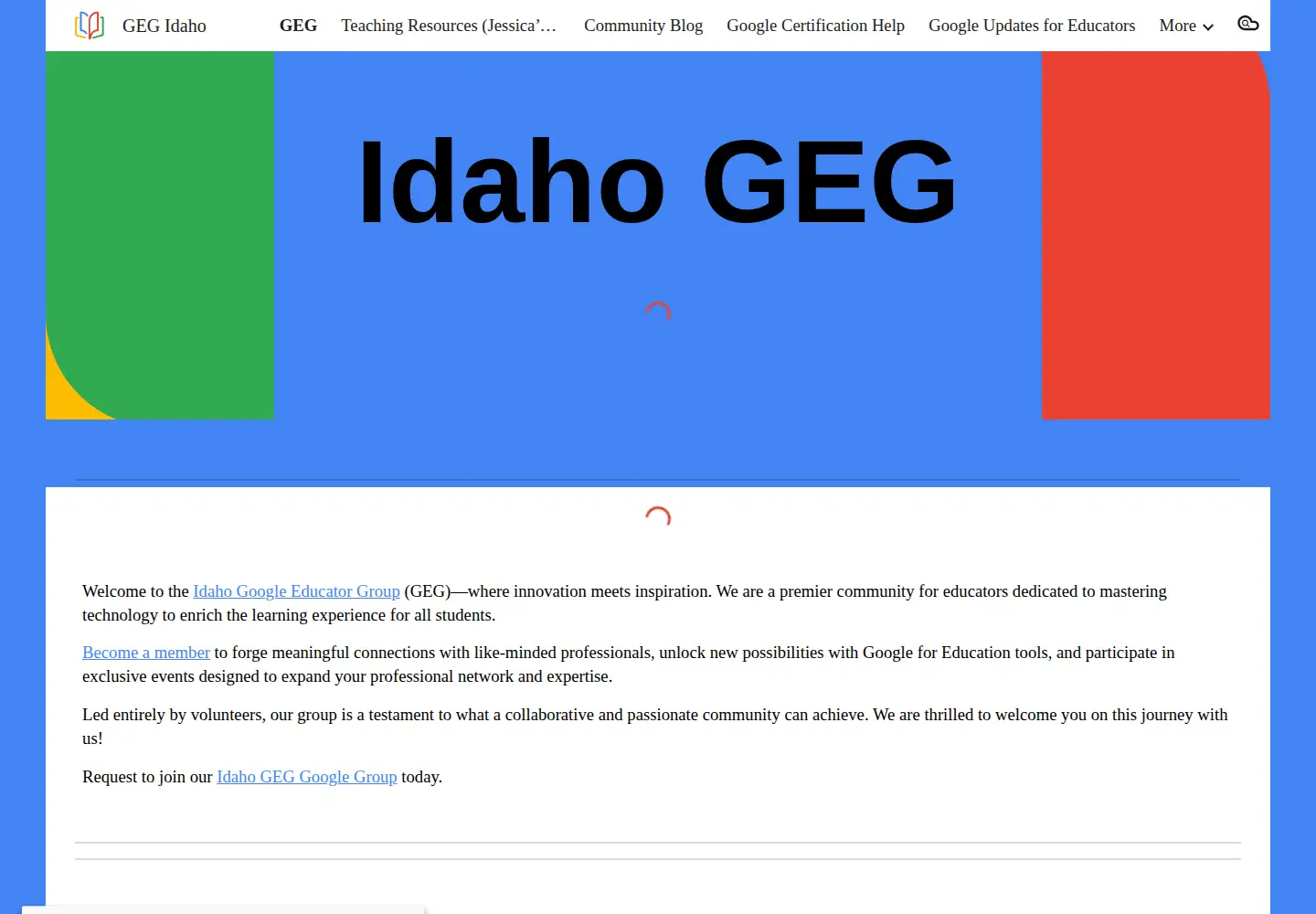 Screenshot of idahogeg.com