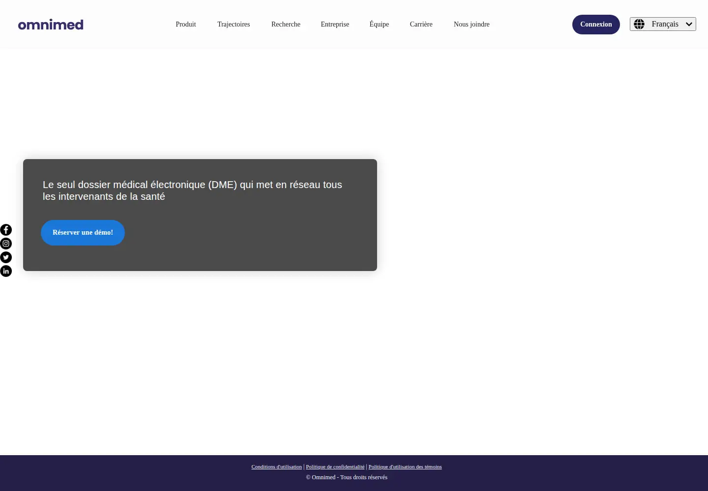 Screenshot of omnimed.com
