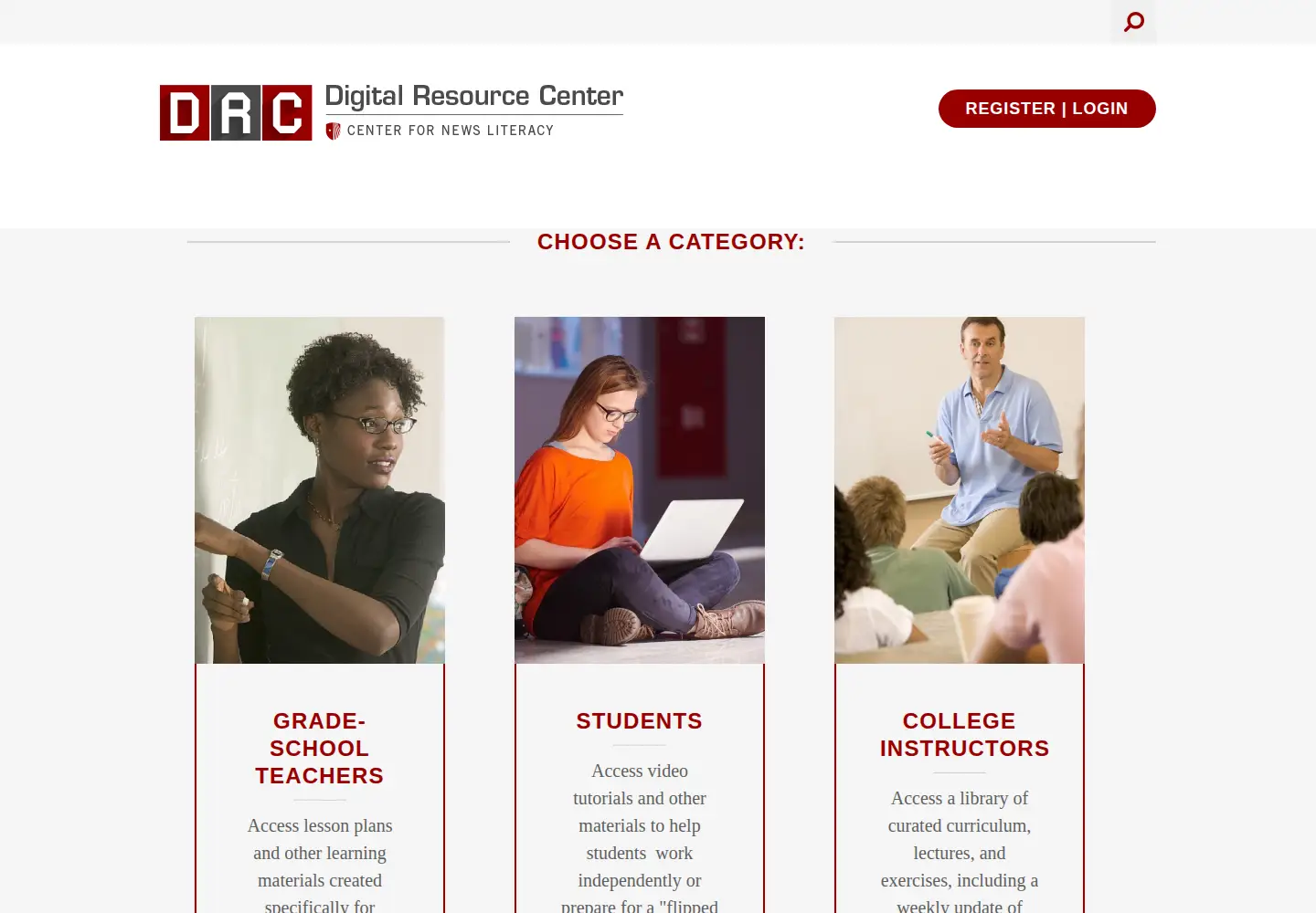 Screenshot of digitalresource.center