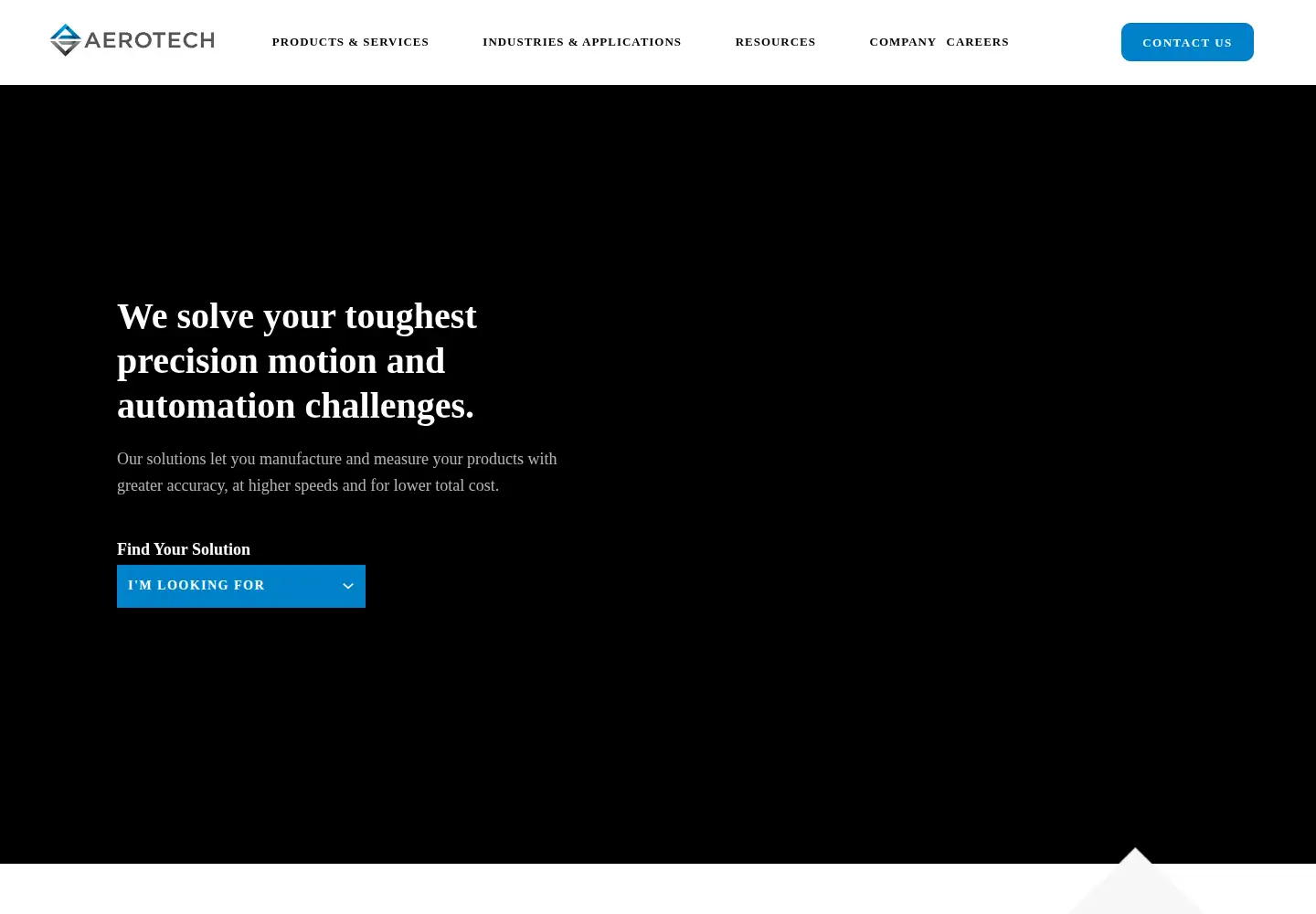 Screenshot of aerotech.com
