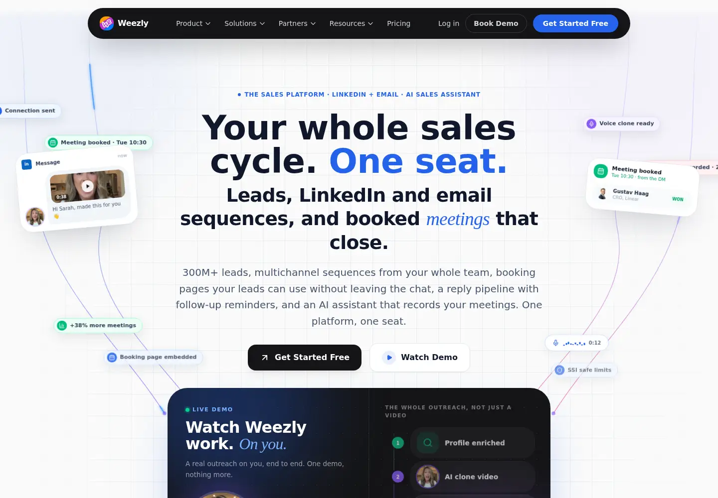 Captured homepage of weezly.com in the current scan