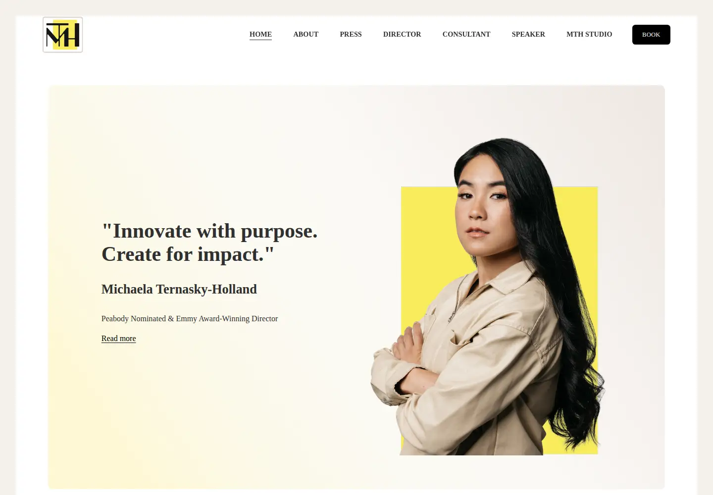 Screenshot of michaelaternaskyholland.com
