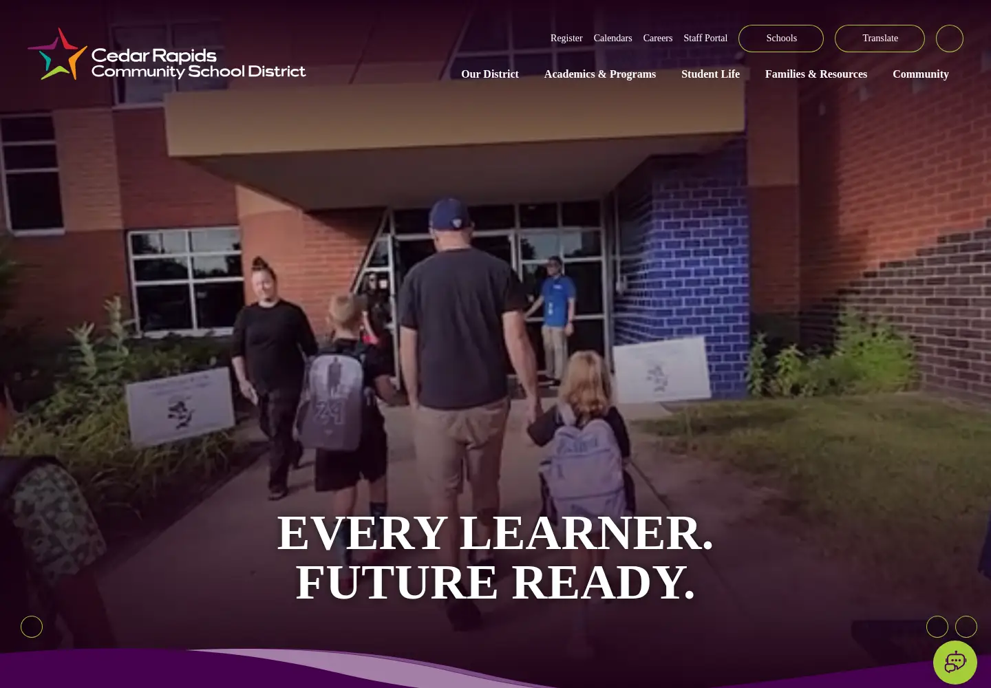 Screenshot of crschools.us