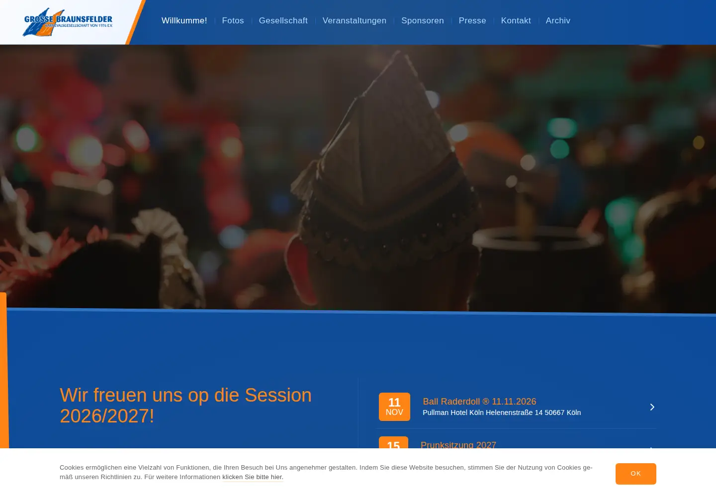 Screenshot of grosse-braunsfelder.koeln