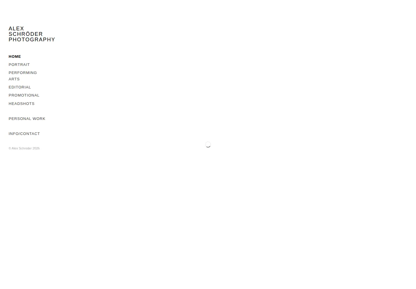 Screenshot of alexschroder.nl