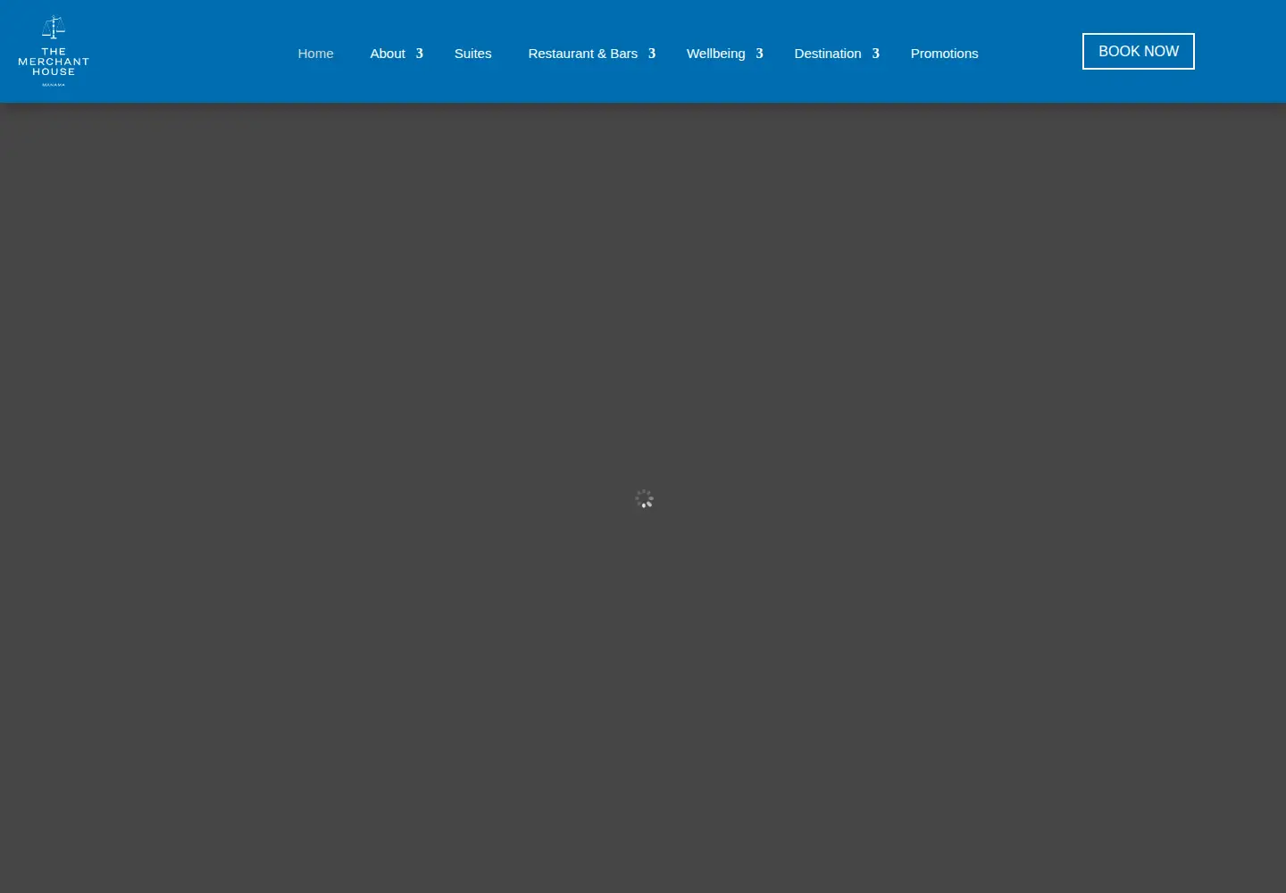 Captured homepage of themerchanthouse.bh in the current scan