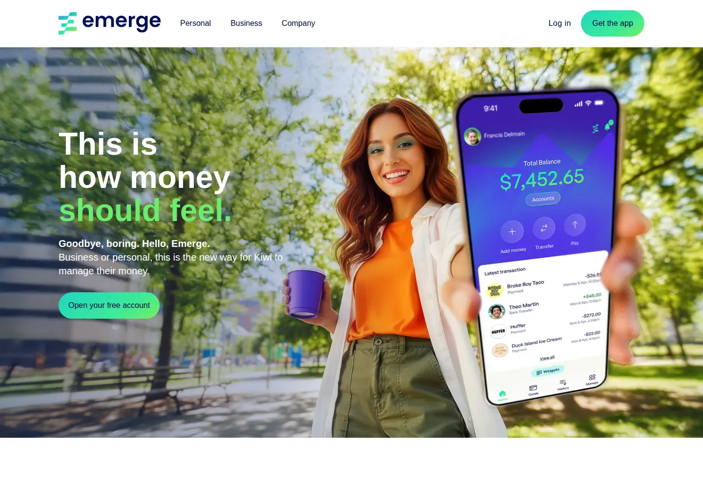 Screenshot of emerge.nz