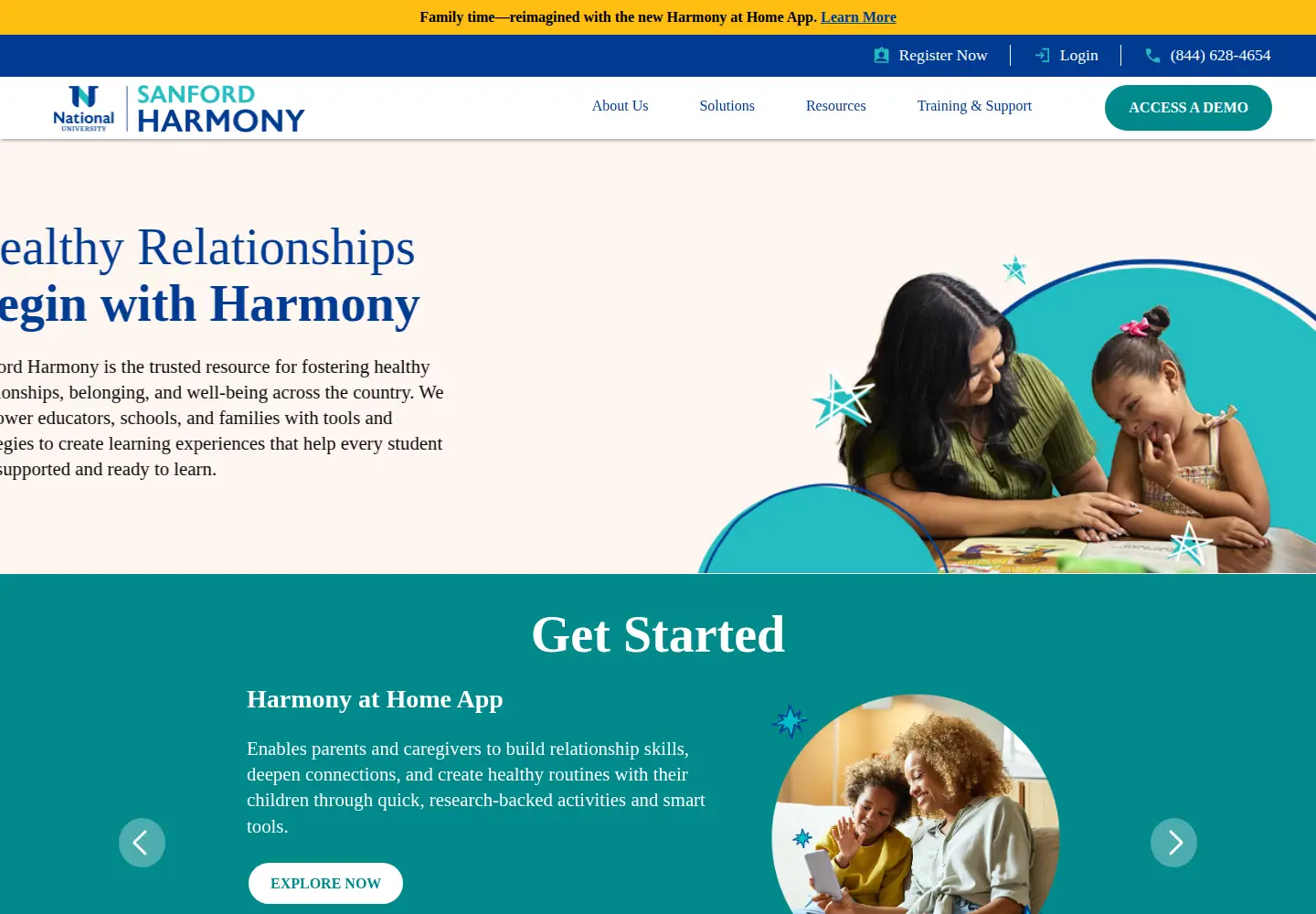Screenshot of sanfordharmony.org
