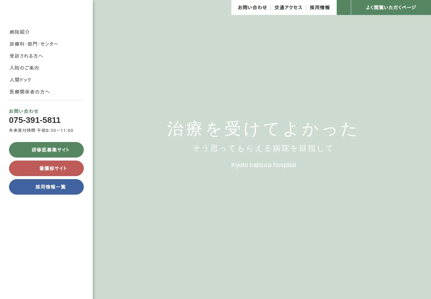Captured homepage of katsura.com in the current scan