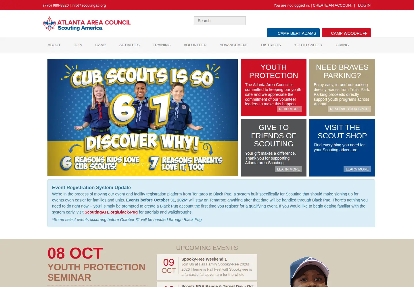 Screenshot of atlantabsa.org