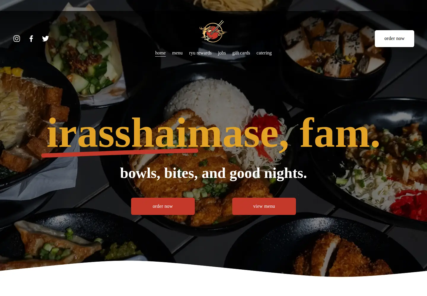 Screenshot of fukuryuramen.com