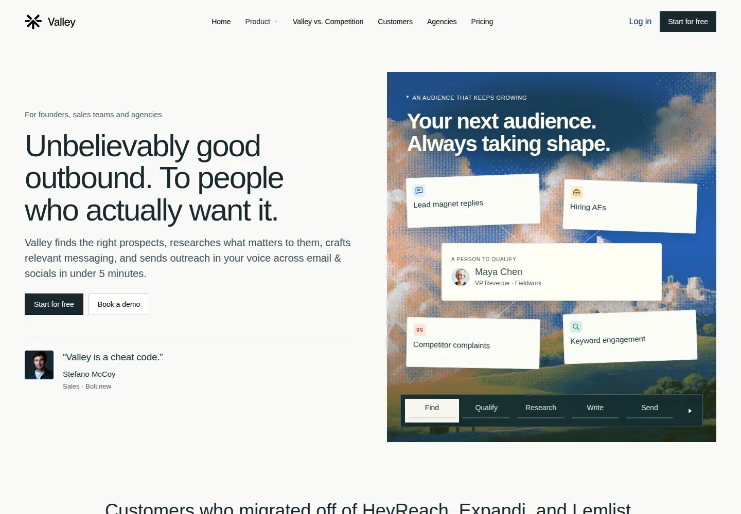 Screenshot of joinvalley.co