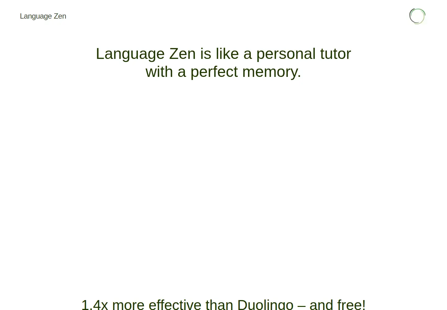 Screenshot of languagezen.com