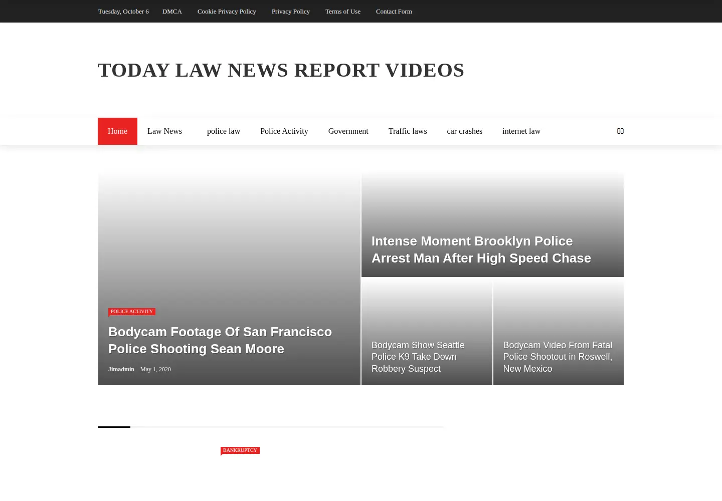 Screenshot of newsinlaw.com