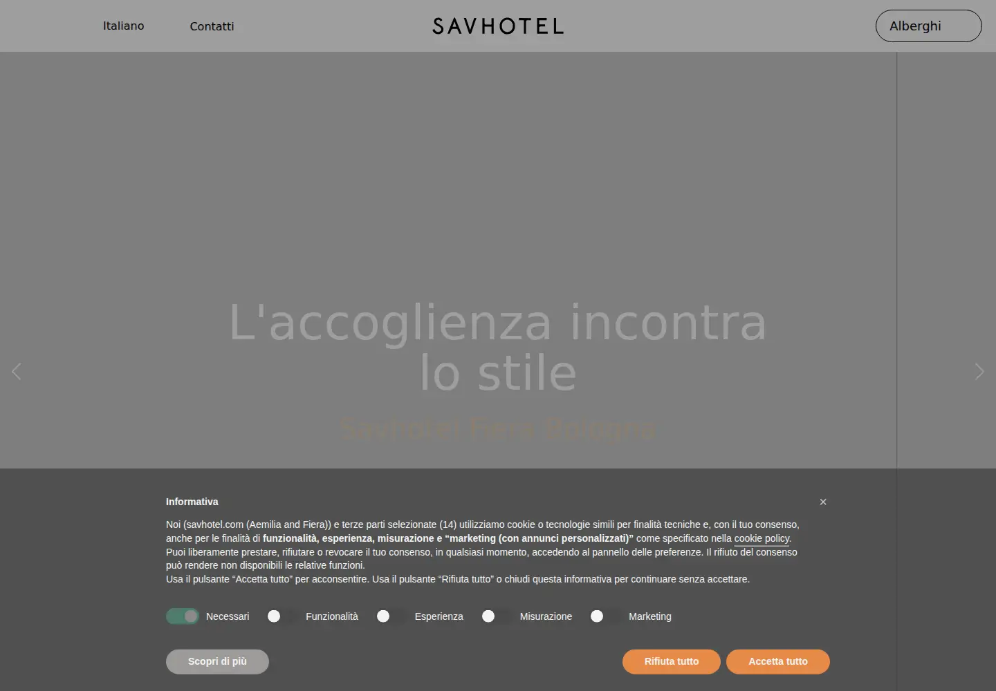 Screenshot of savhotel.com