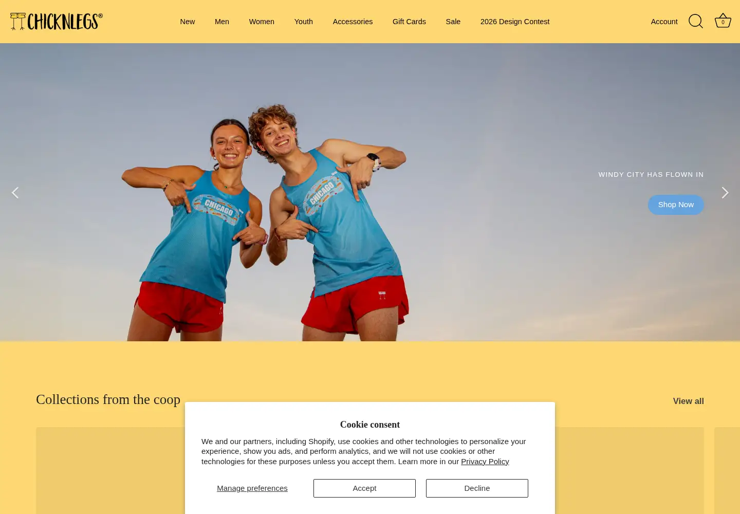 Screenshot of chicknlegs.com