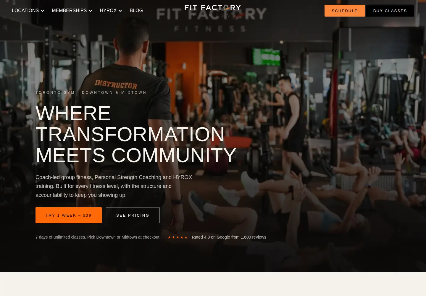 Screenshot of fitfactoryfitness.com
