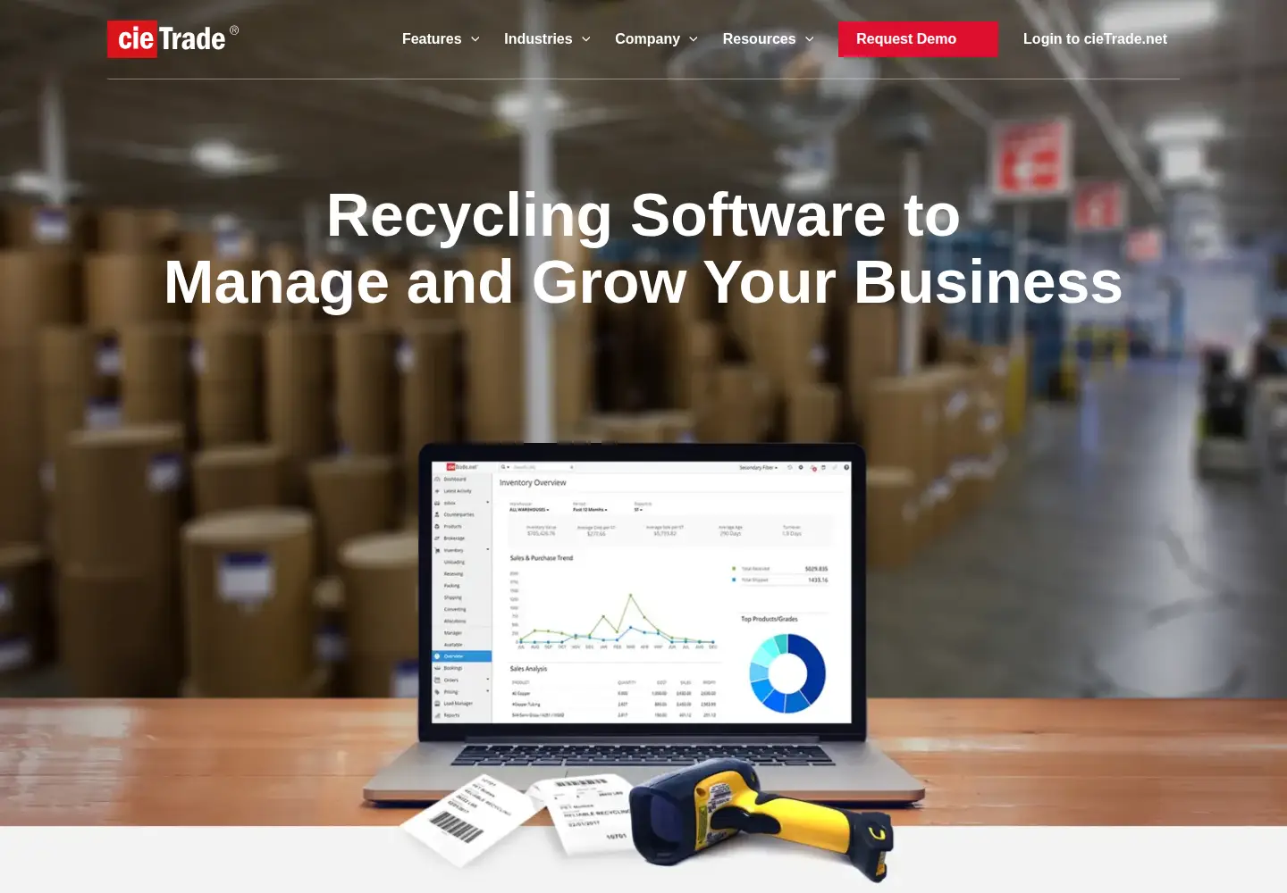 Screenshot of cietrade.com