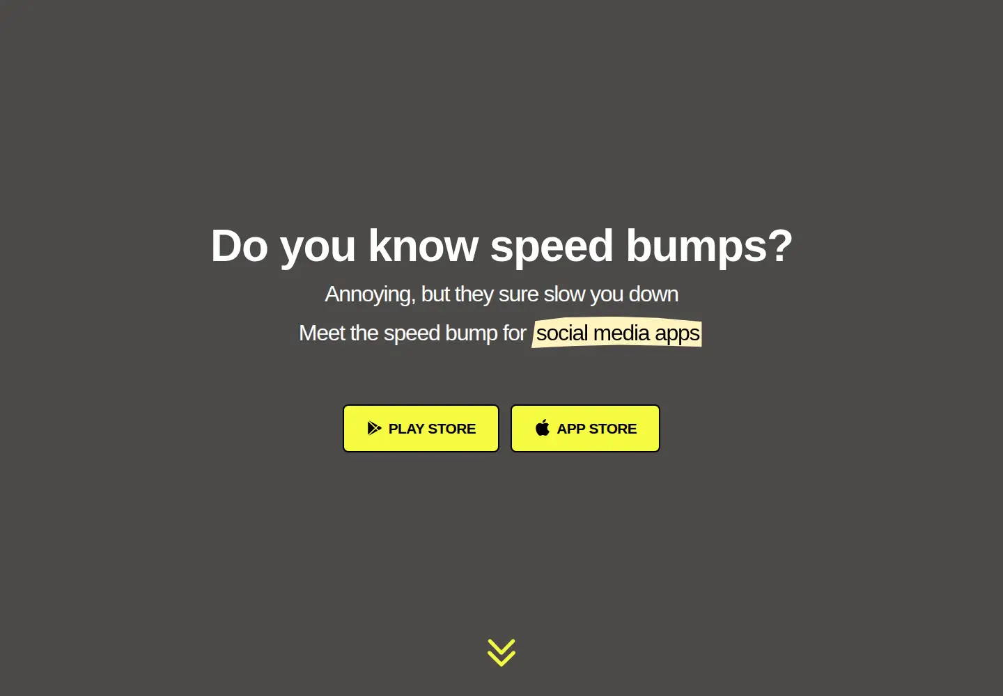 Screenshot of speedbumpapp.com