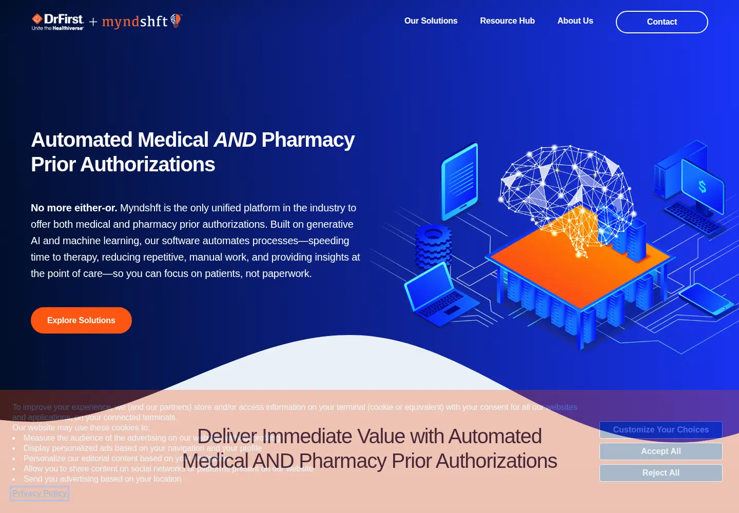 Screenshot of myndshft.com