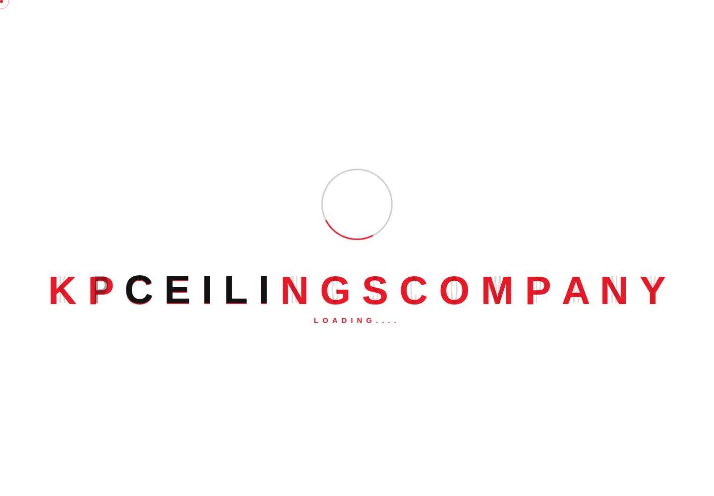 Captured homepage of kpceilingsltd.co.uk in the current scan