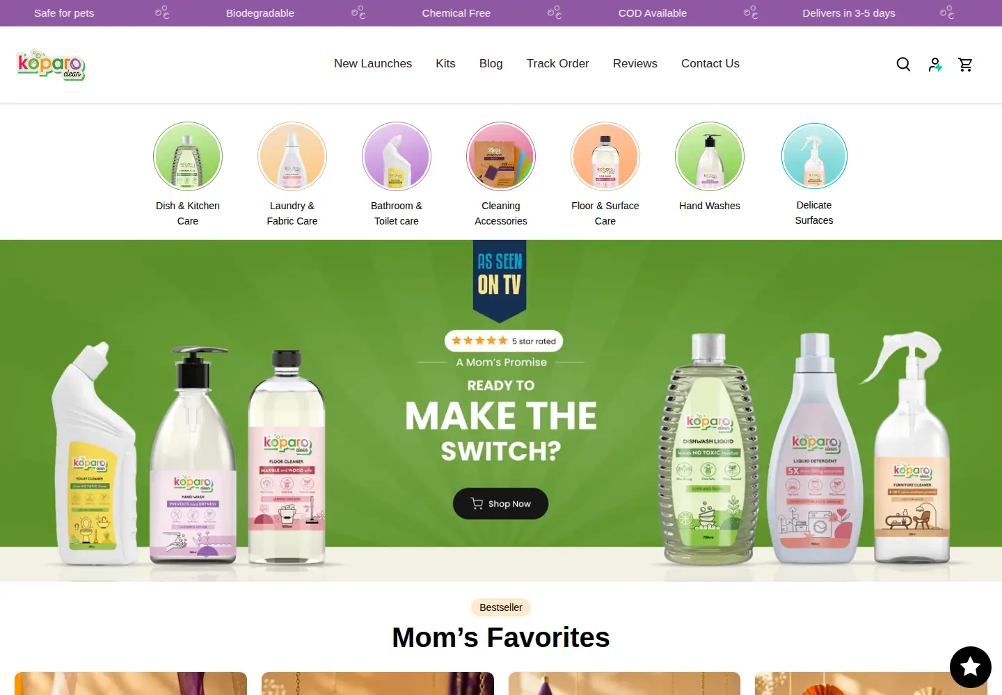 Screenshot of koparoclean.com