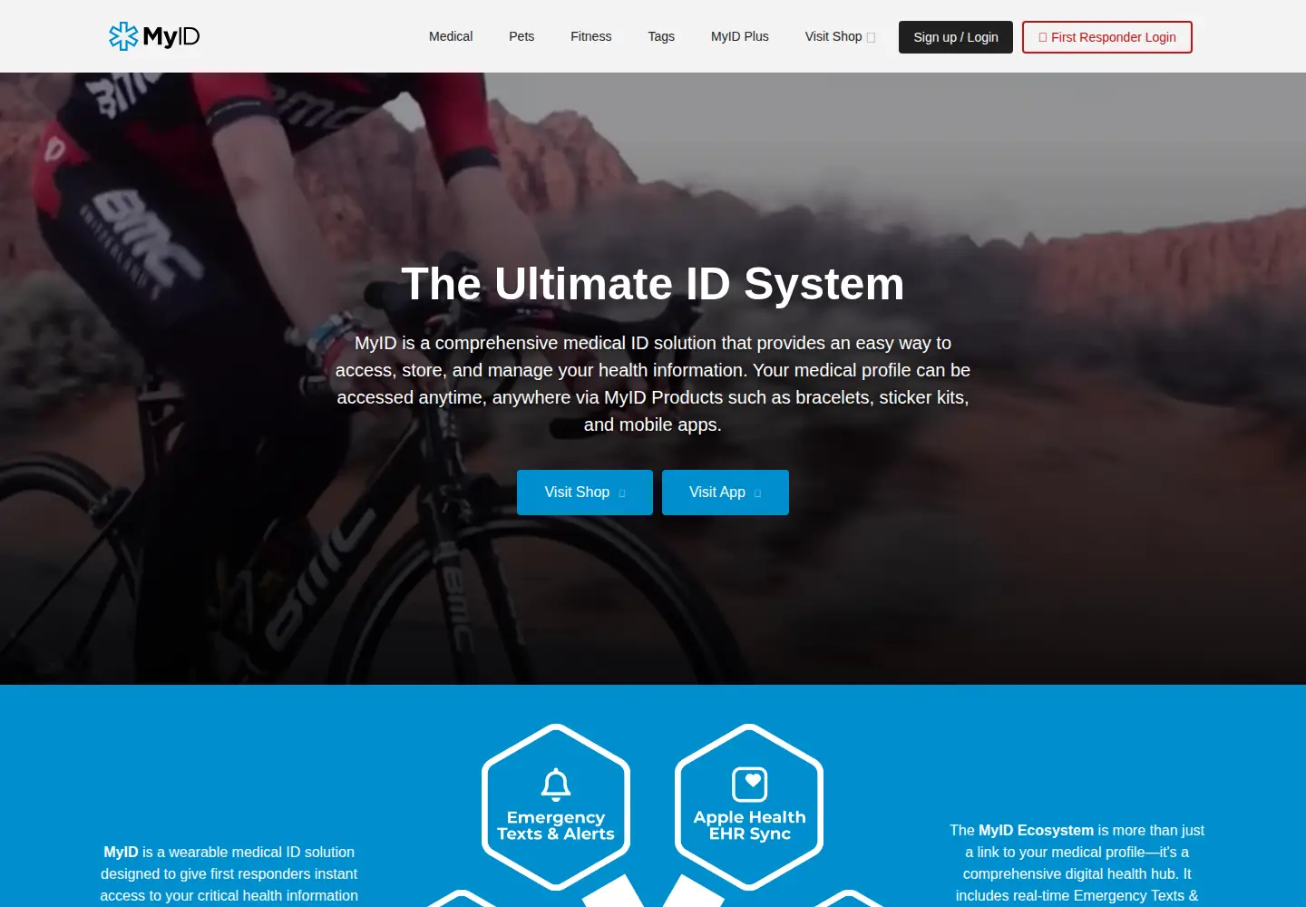 Screenshot of getmyid.com