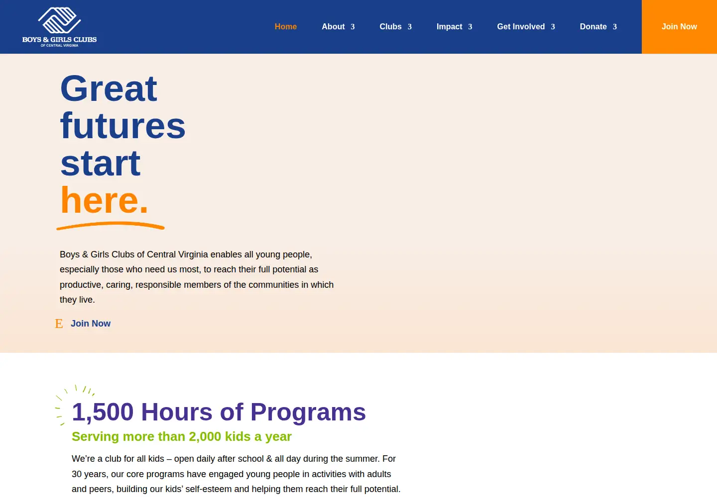 Screenshot of bgclubcva.org
