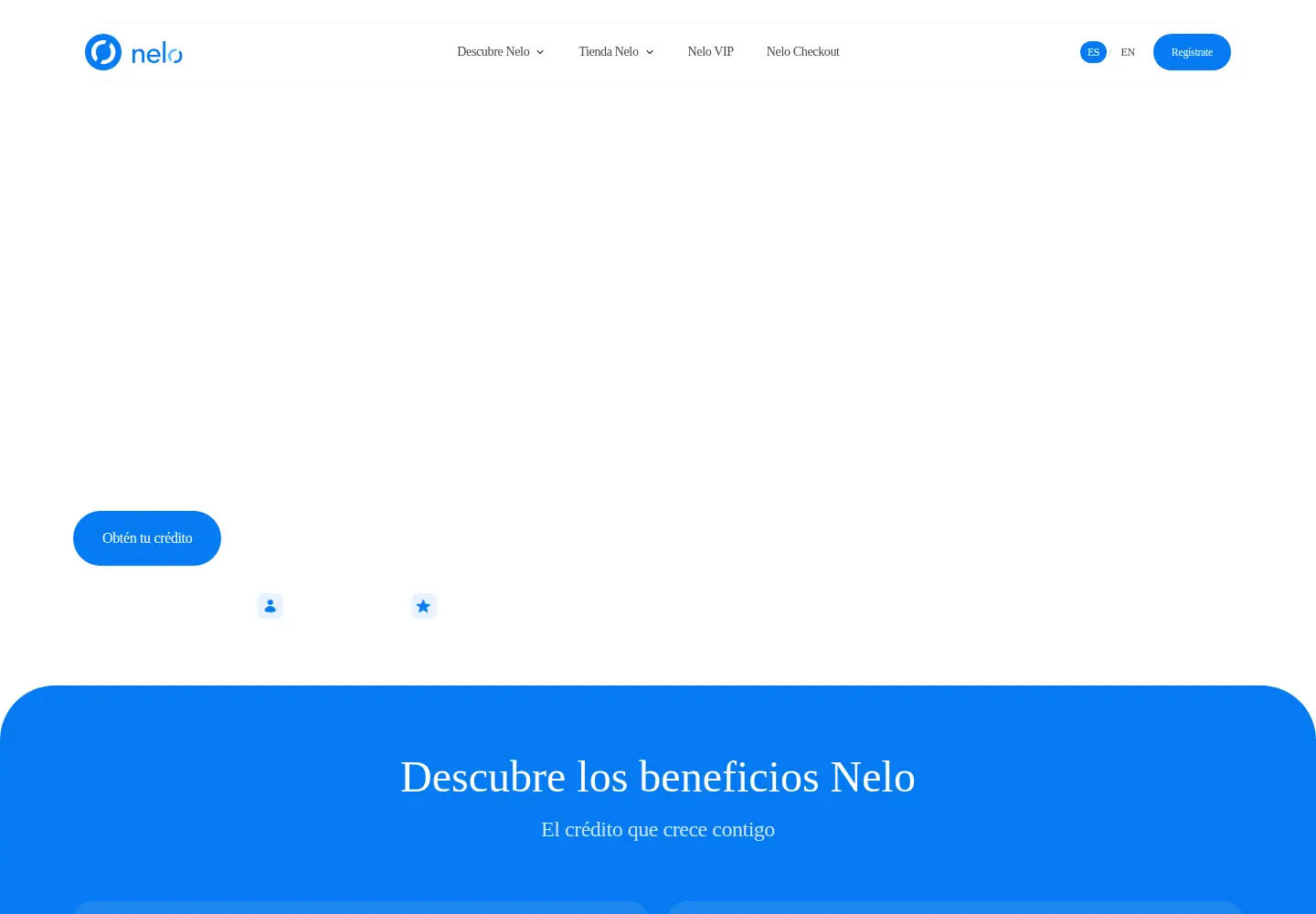 Screenshot of nelo.mx