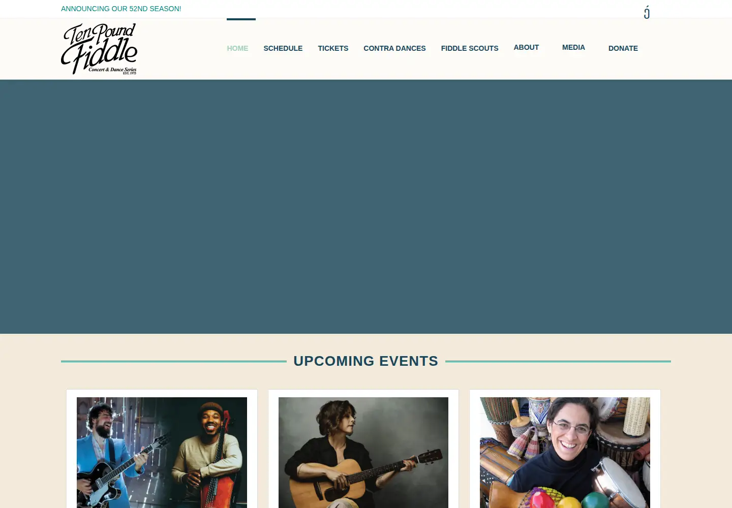 Screenshot of tenpoundfiddle.org