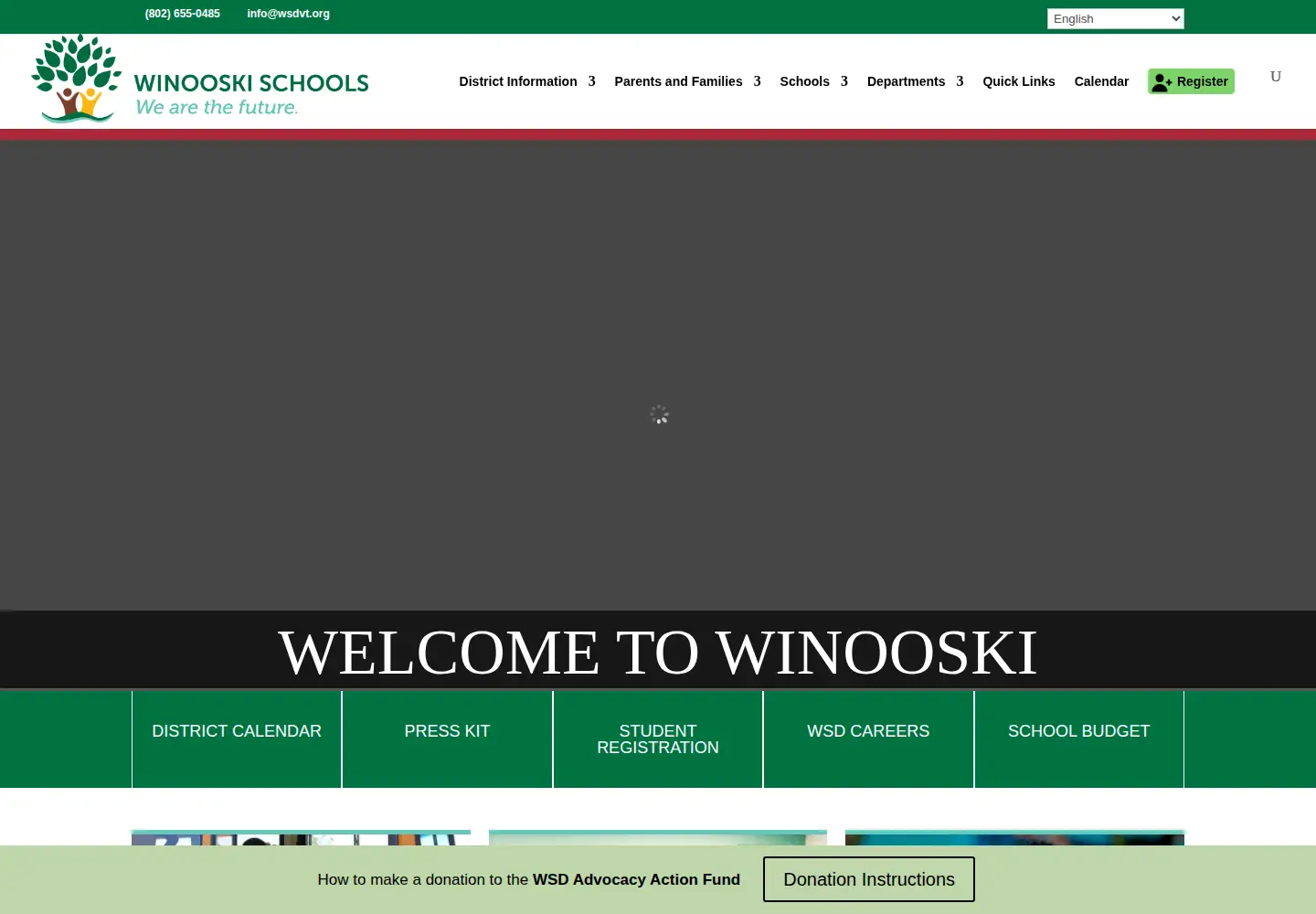Screenshot of wsdvt.org