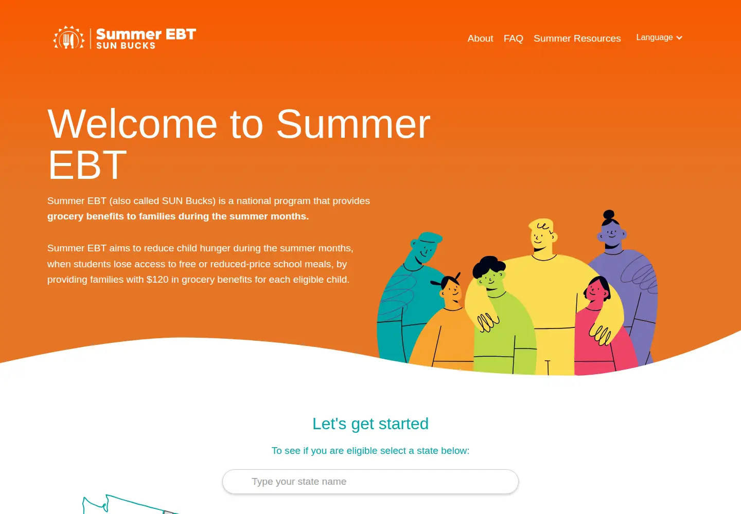 Screenshot of summerebt.org
