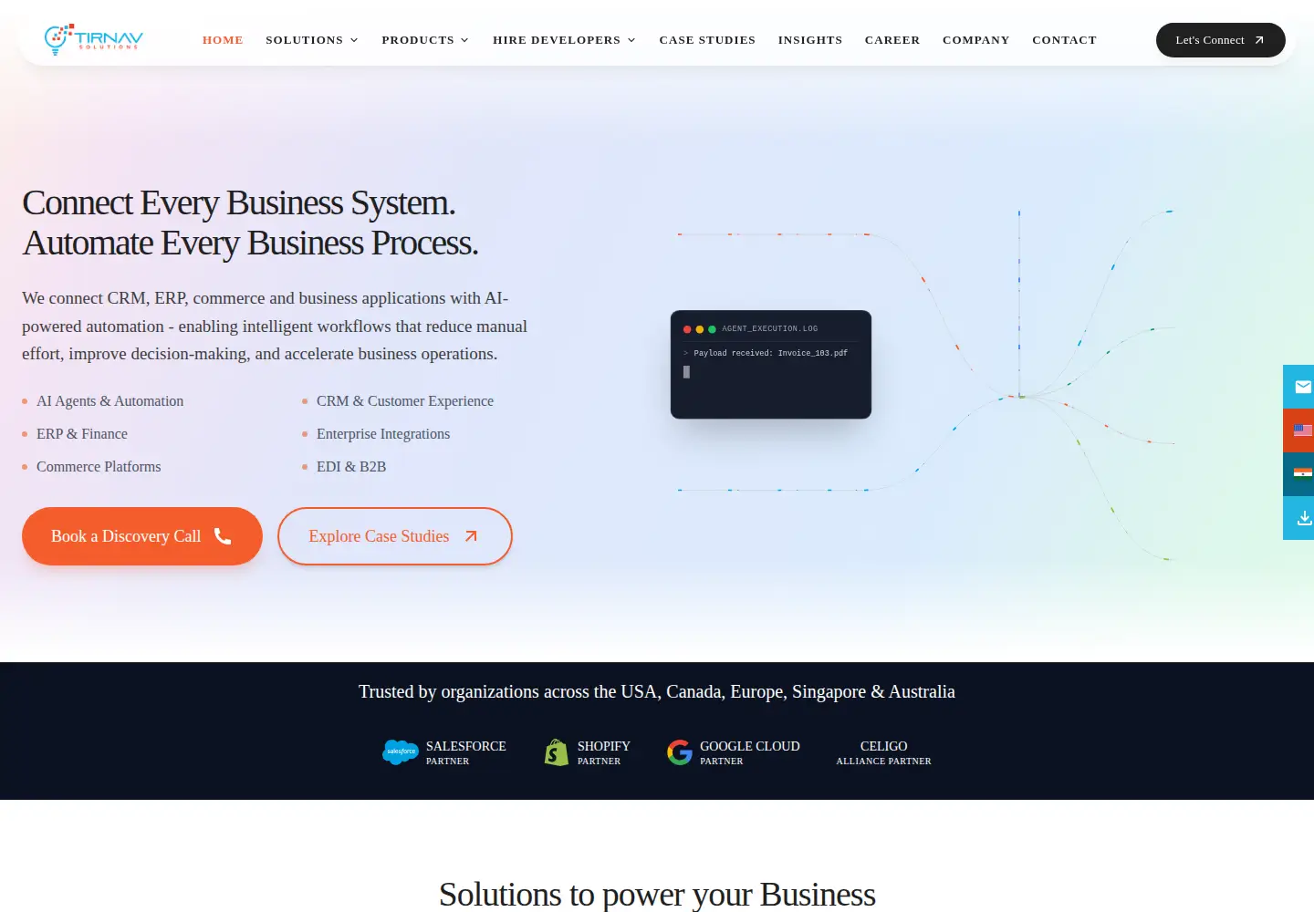 Screenshot of tirnav.com