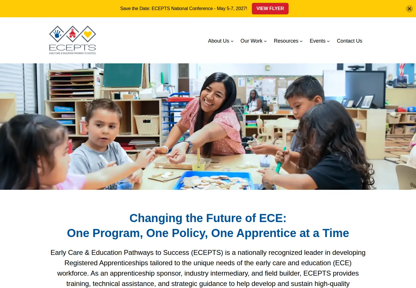 Screenshot of ecepts.org